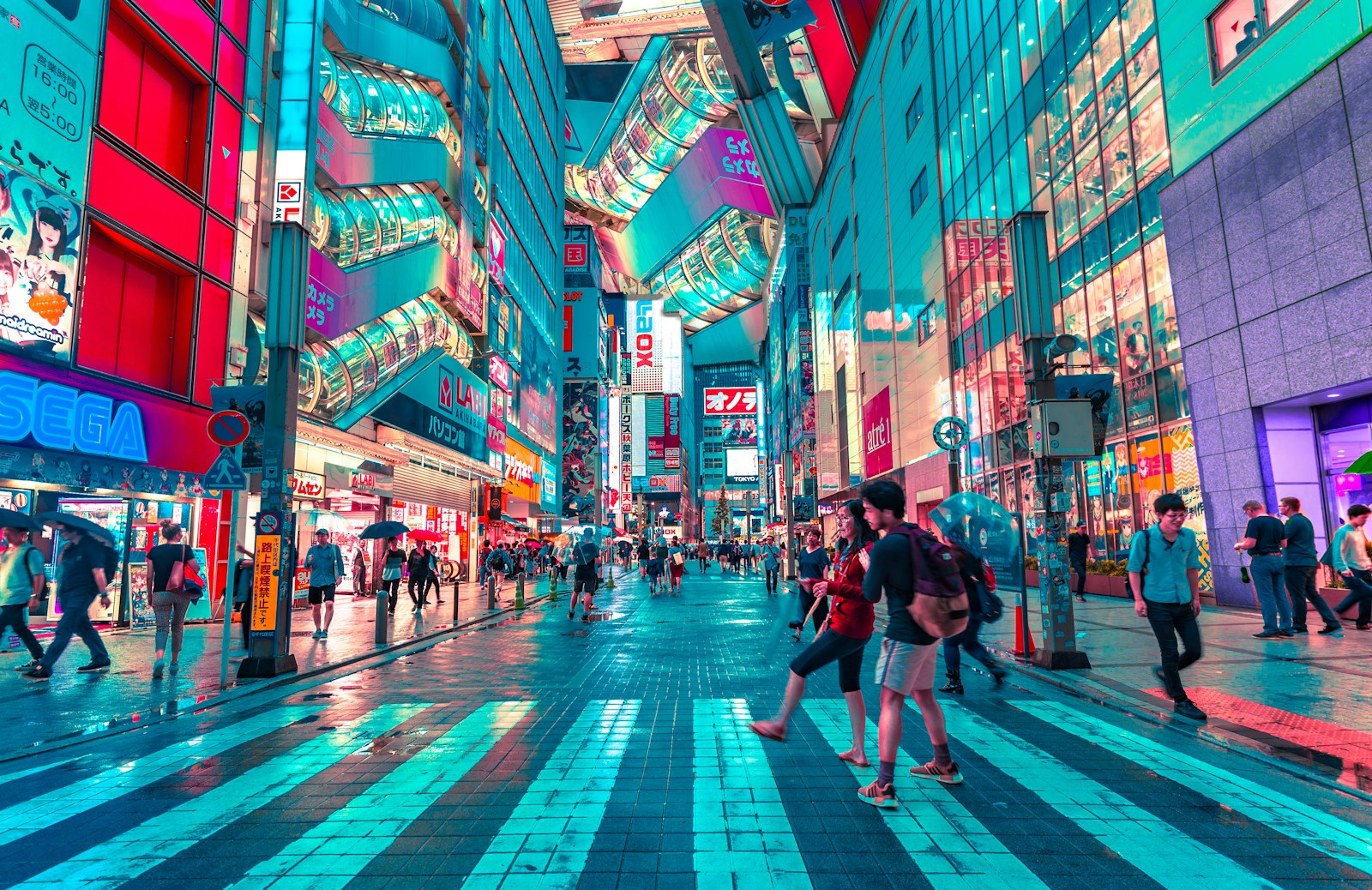 Calle de Akihabara en Tokio